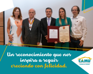 CAMU recibe condecoración de la Cámara de Representantes ‘Orden de la Democracia Simón Bolívar’